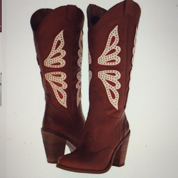 Jessica Simpson Shoes - Jessica Simpson Leather Cowboy Cowgirl Boots